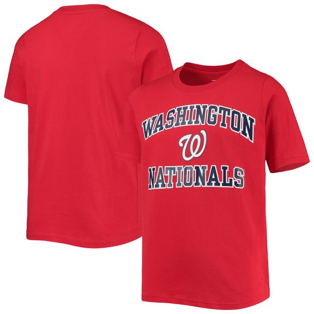 T-shirt coeur et âme rouge des Nationals de Washington pour jeunes