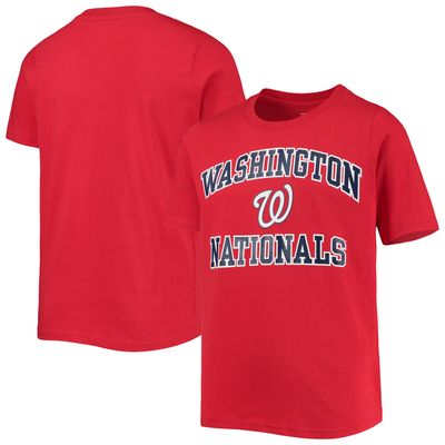 Youth Red Washington Nationals Heart And Soul T-Shirt