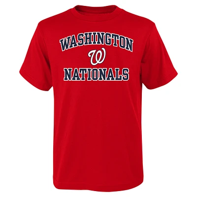 Youth Red Washington Nationals Heart & Soul T-Shirt