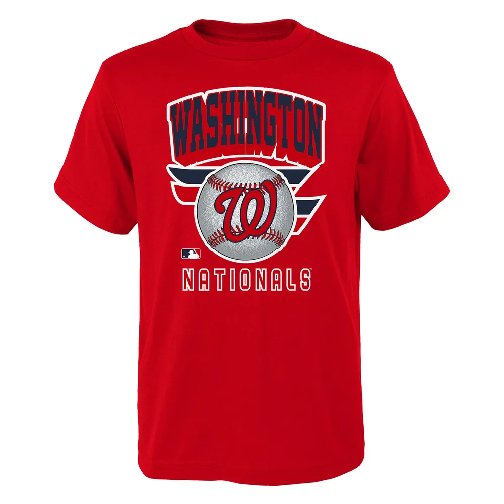 T-shirt rouge Washington Nationals Ninety Seven pour jeune