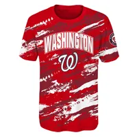 Youth Red Washington Nationals Stealing Home T-Shirt