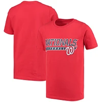 T-shirt rouge pour jeunes des Nationals de Washington prennent les devants