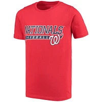 T-shirt rouge pour jeunes des Nationals de Washington prennent les devants