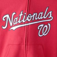 Outerstuff Youth Red Washington Nationals Poster Board Full-Zip Hoodie