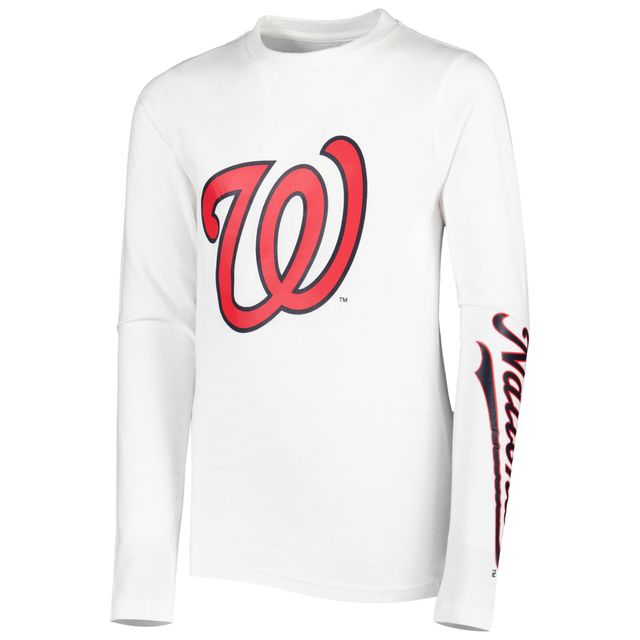 Ensemble de t-shirts pour jeunes Stitches rouge/blanc des Washington Nationals