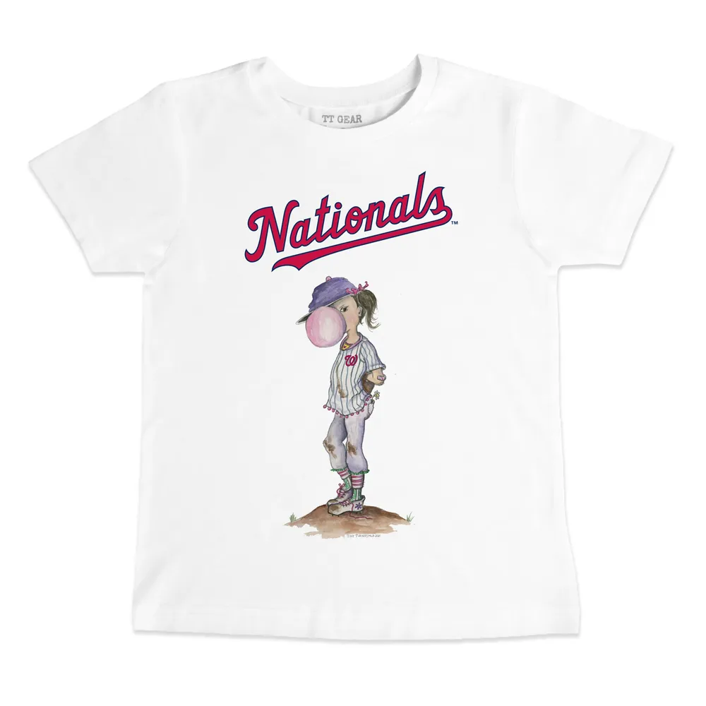 Lids Washington Nationals Tiny Turnip Youth Bubbles T-Shirt - White