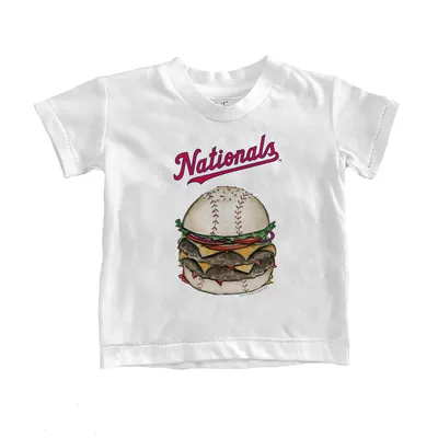 Lids Washington Nationals Tiny Turnip Women's Baseball Crossbats T-Shirt -  White