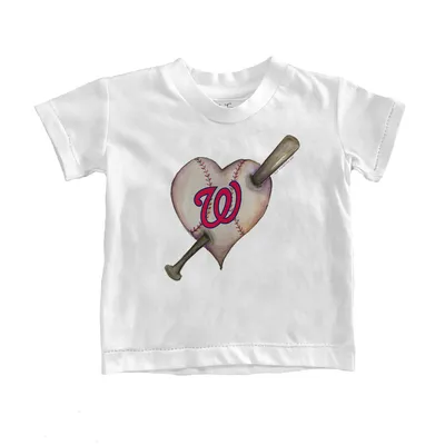 Toddler Tiny Turnip White Washington Nationals Stitched Baseball T