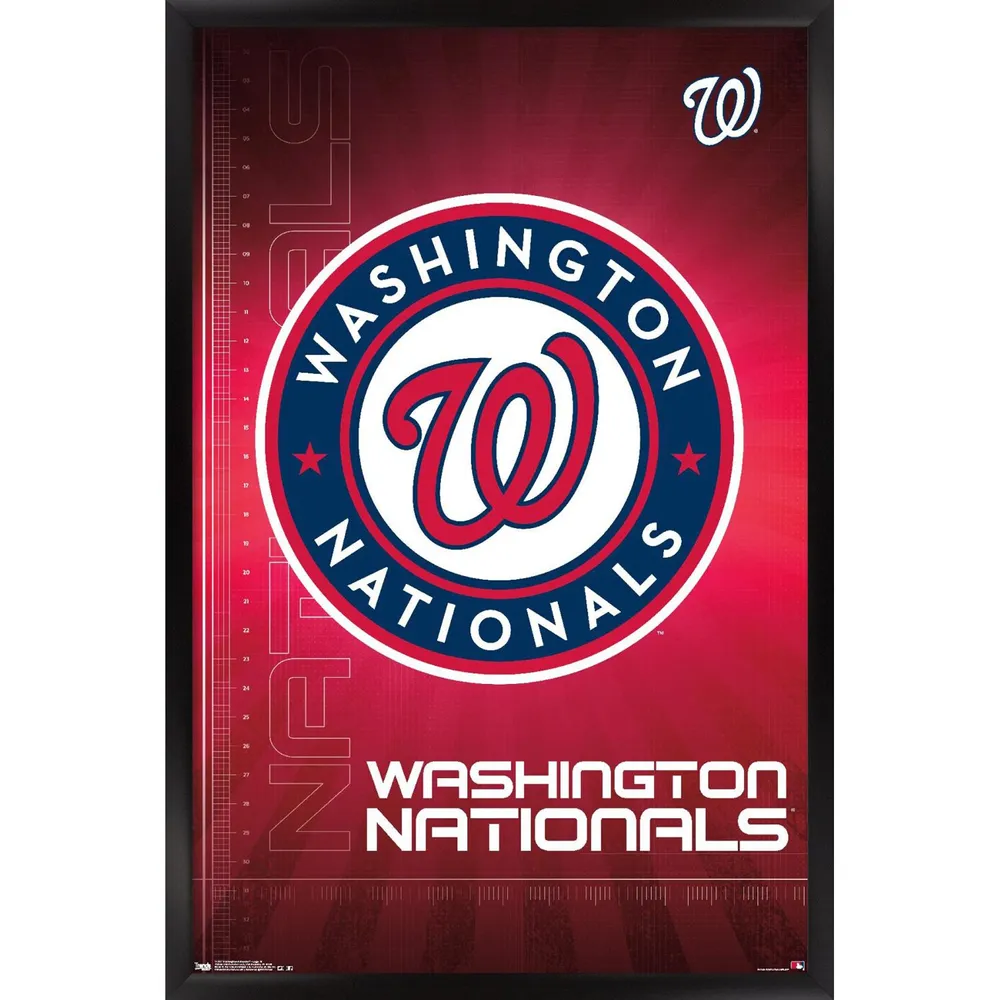 Trends International Washington Nationals 2019 World Series Champions  24.25'' x 35.75'' Framed Poster - Black 