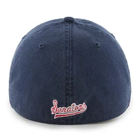 Casquette ajustée Franchise de la collection Cooperstown des Sénateurs Washington '47 bleu marine pour homme