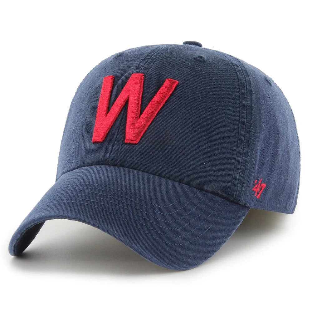 Casquette ajustée Franchise de la collection Cooperstown des Sénateurs Washington '47 bleu marine pour homme