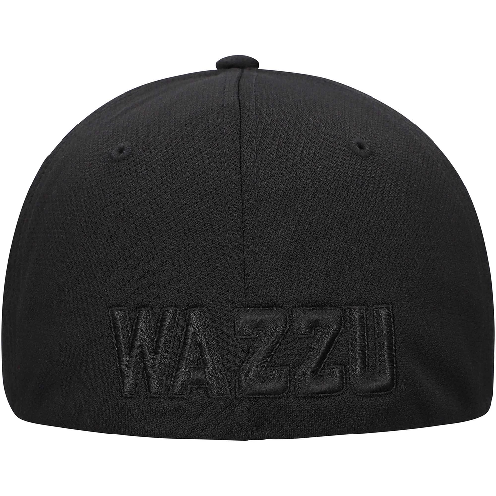 Casquette Reflex Performance Flex noire Top of the World pour homme des Cougars de l'État Washington