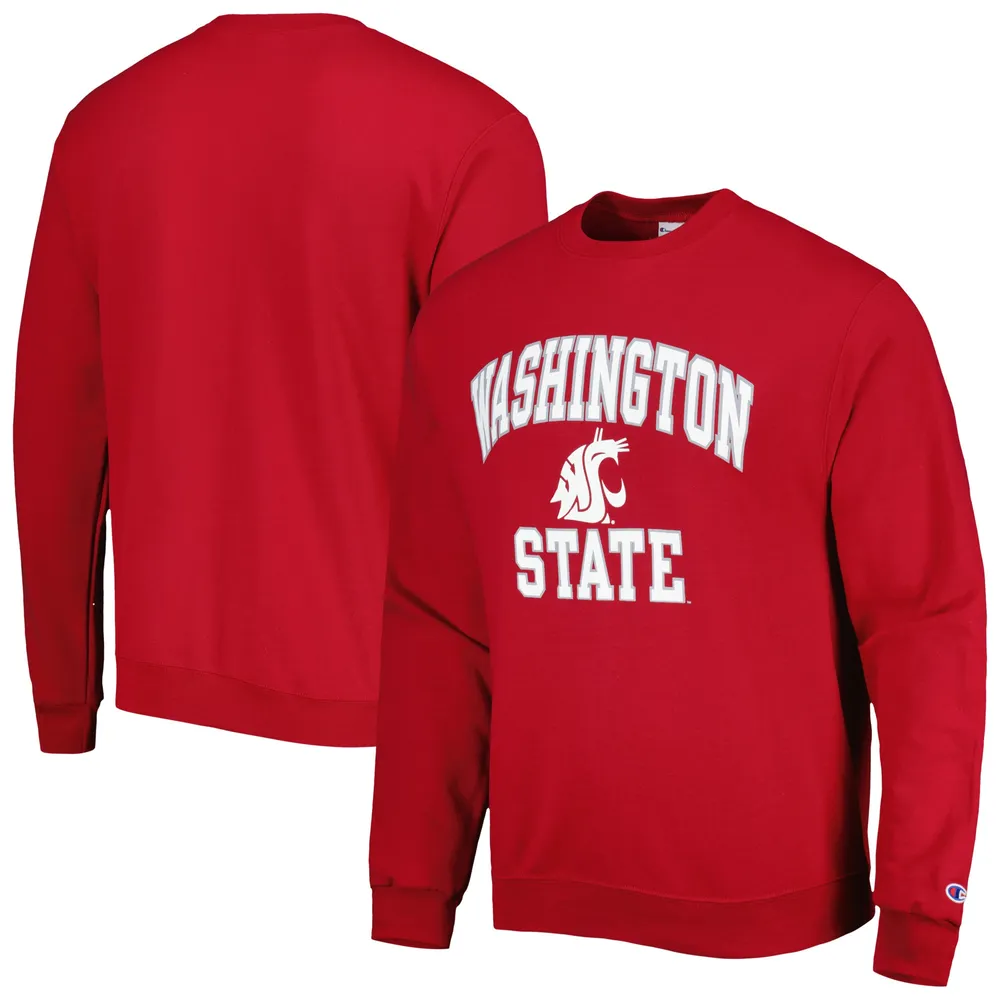 Sweat-shirt Champion Crimson Washington State Cougars High Motor pour homme