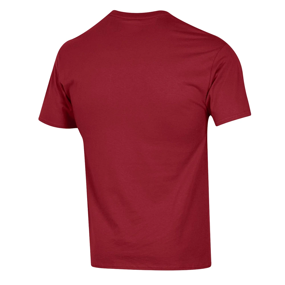 Champion Crimson Washington State Cougars High Motor T-shirt pour homme