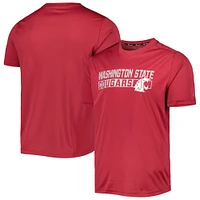 T-shirt Champion Crimson Washington State Cougars Impact Knockout pour homme