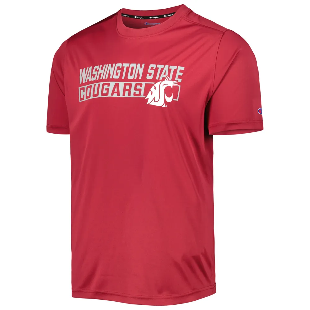 T-shirt Champion Crimson Washington State Cougars Impact Knockout pour homme