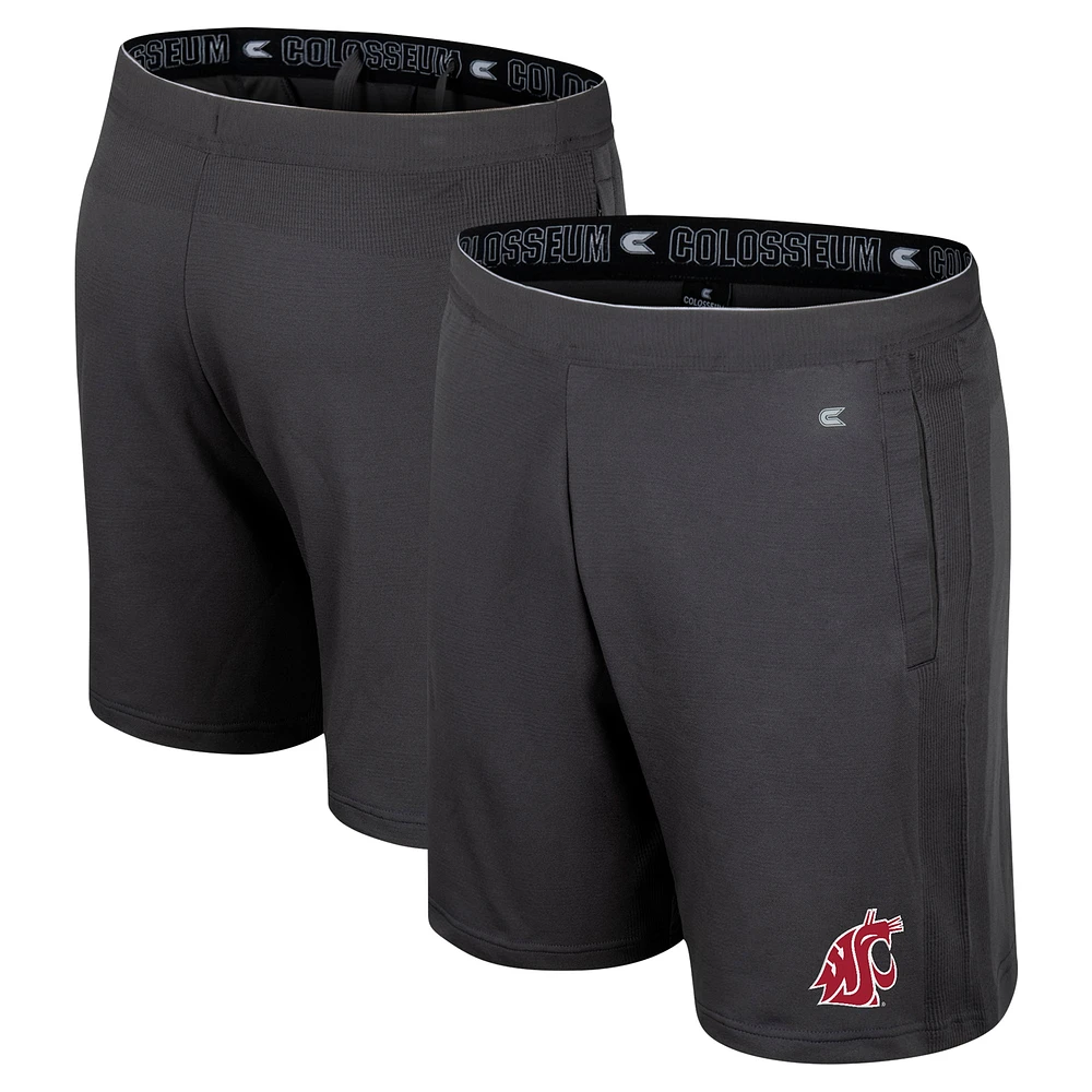 Short Forget pour homme Colosseum Charcoal Washington State Cougars