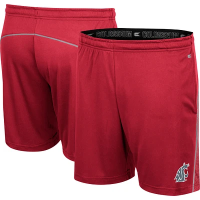 Men's Colosseum Crimson Washington State Cougars Laws of Physics Shorts