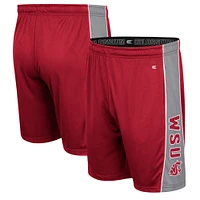 Colosseum Crimson Washington State Cougars Sanest Choice Short pour homme