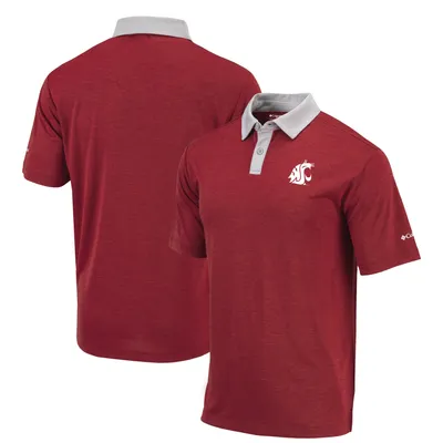 Washington State Cougars Columbia Range Polo - Crimson