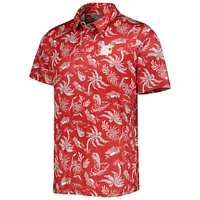 Polo pour homme Columbia Crimson Washington State Cougars Super Terminal Tackle Omni-Shade