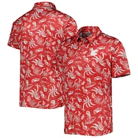 Polo pour homme Columbia Crimson Washington State Cougars Super Terminal Tackle Omni-Shade