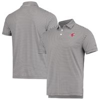 Men's Columbia Golf Black Washington State Cougars Club Invite Omni-Wick Polo