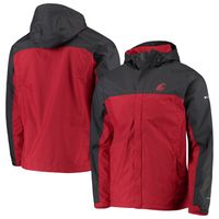 Men's Columbia Gray/Crimson Washington State Cougars Glennaker Storm Full-Zip Jacket