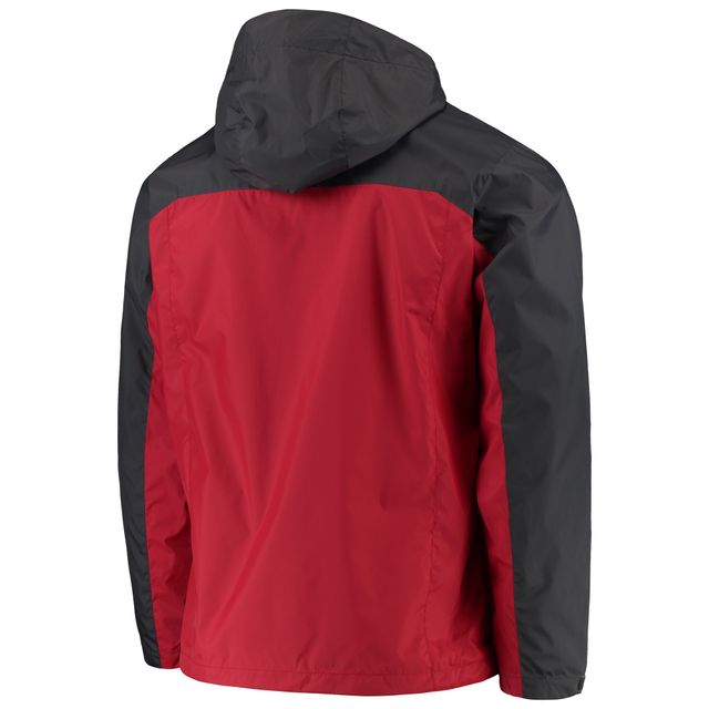 Columbia Grey/Crimson Washington State Cougars Glennaker Storm Veste entièrement zippée pour homme