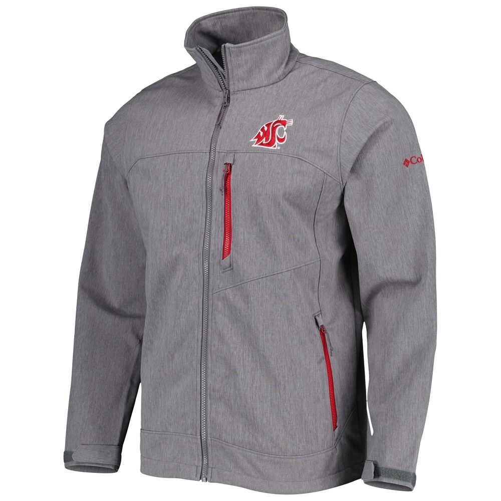 Men's Columbia Gray Washington State Cougars Ascender II Full-Zip Jacket