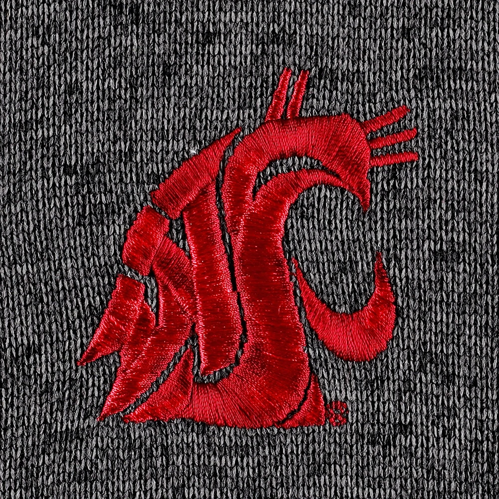 Men's Columbia Gray Washington State Cougars Canyon Point Raglan Half-Zip Top