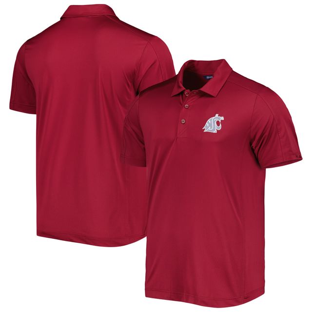 Cutter & Buck Crimson Washington State Cougars Prospect Polo stretch texturé DryTec pour homme