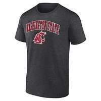 Men's Fanatics Heather Charcoal Washington State Cougars Campus T-Shirt