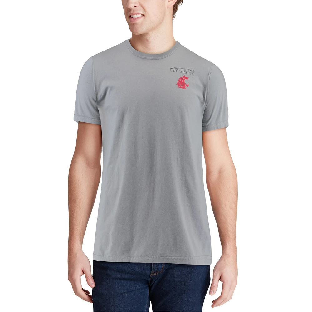 T-shirt gris pour homme Washington State Cougars Team Comfort Colours Campus Scenery