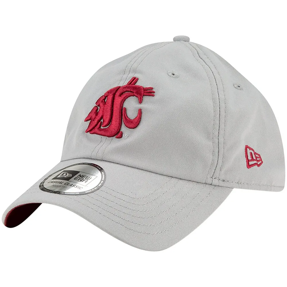 Washington State Cougars New Era 5950 Fitted Baseball Hat - Grey