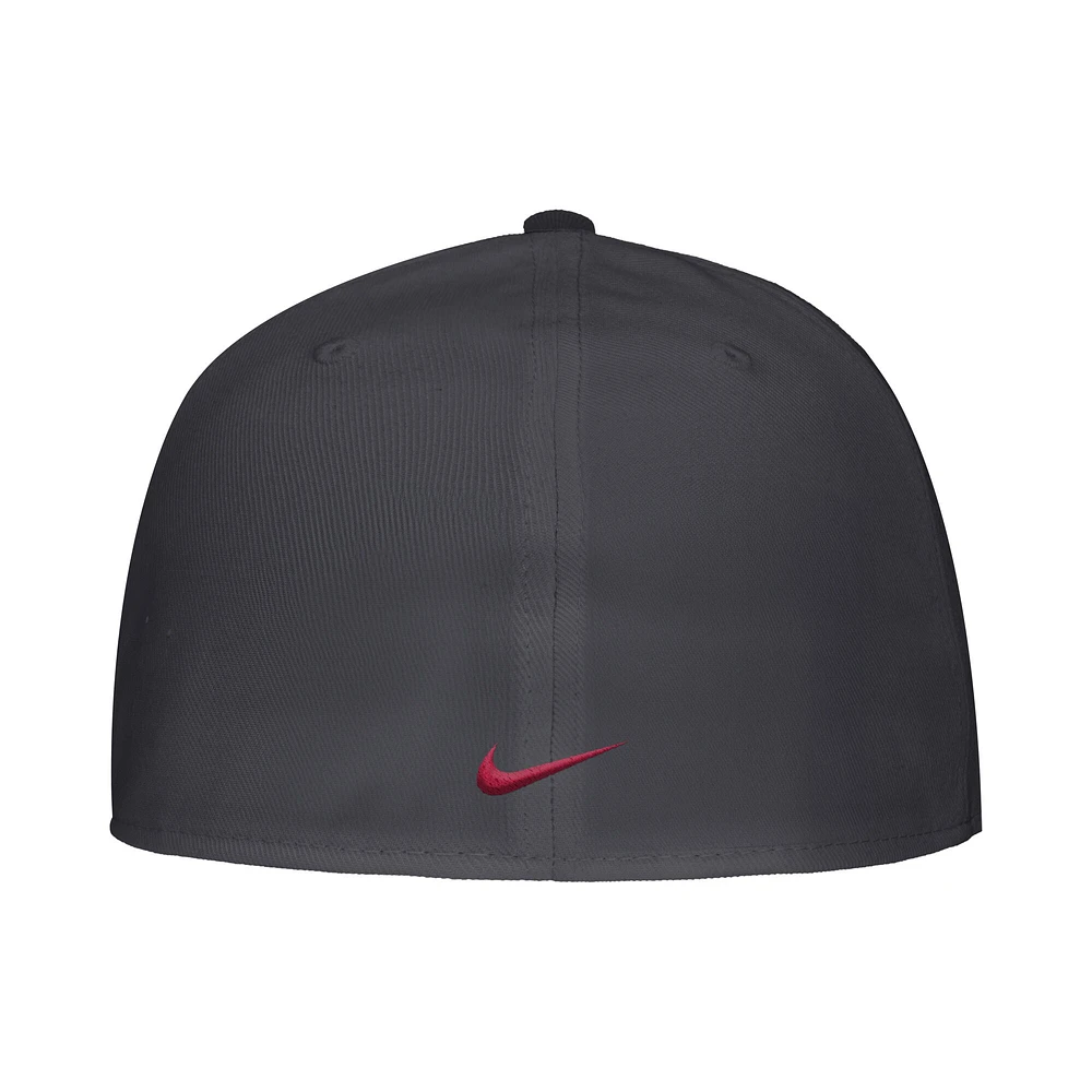 Casquette de baseball Nike anthracite Washington State Cougars pour homme