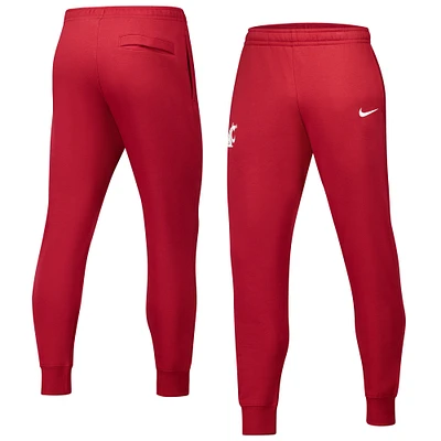 Pantalon en polaire Nike Crimson Washington State Cougars Club pour homme