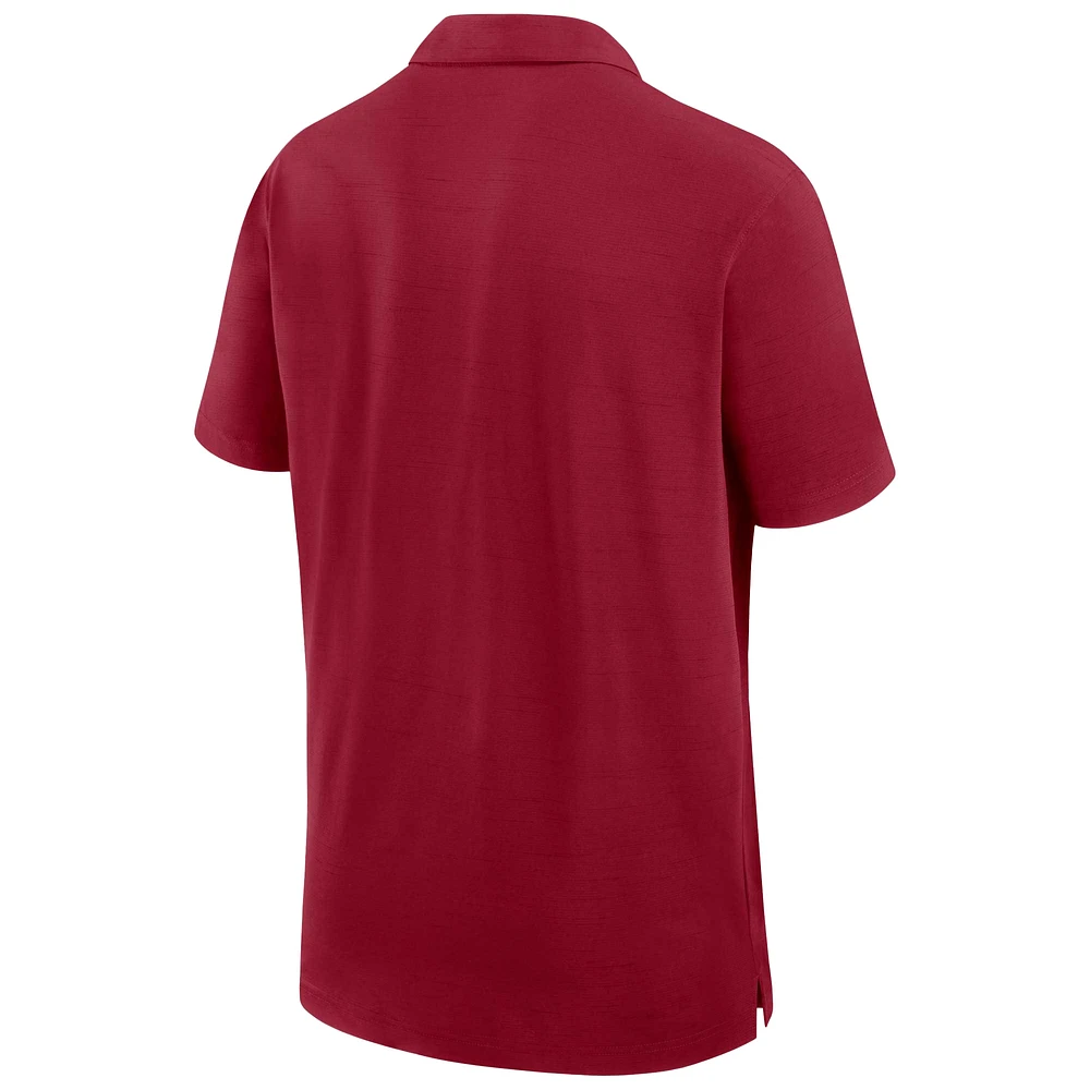 Men's Nike Crimson Washington State Cougars Performance Polo