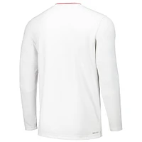 Men's Nike White Washington State Cougars Coaches Quarter-Zip Jacket