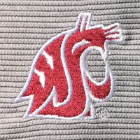 Men's Tommy Bahama Charcoal Washington State Cougars Play Action Raglan Half-Zip Jacket