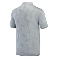 Polo Tommy Bahama gris Washington State Cougars Sport Palm Coast Palmera IslandZone pour hommes