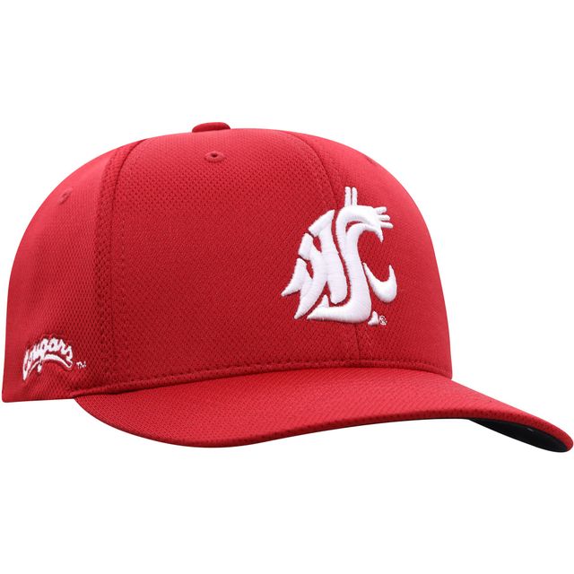 Top of the World pour homme Crimson Washington State Cougars Reflex Logo Flex Casquette