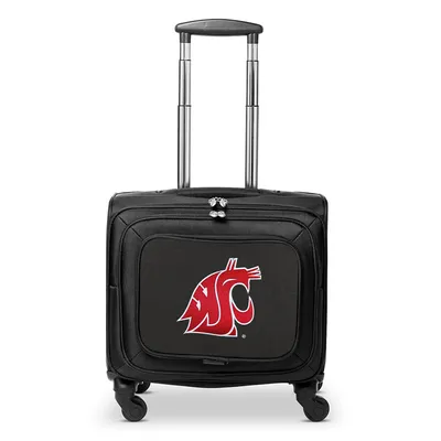 Washington State Cougars MOJO 14'' Laptop Overnighter Wheeled Bag- Black