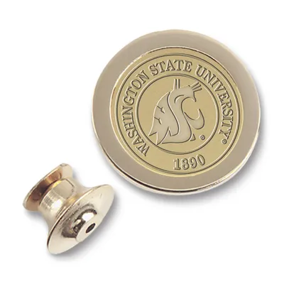 Washington State Cougars Gold Lapel Pin
