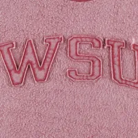Women's Pressbox Crimson Washington State Cougars Ponchoville Pullover Sweatshirt