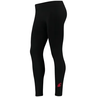 Washington State Cougars ZooZatz Women's Fleece Leggings - Black