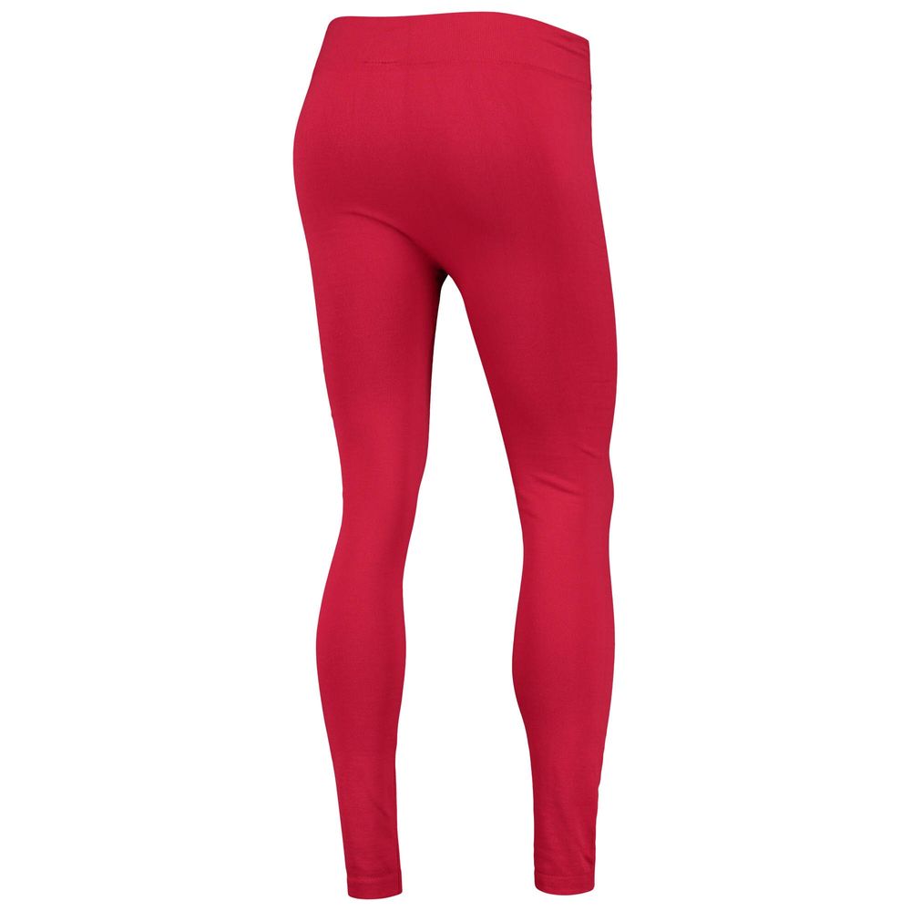 Women's ZooZatz Crimson Washington State Cougars Fleece-Lined Leggings