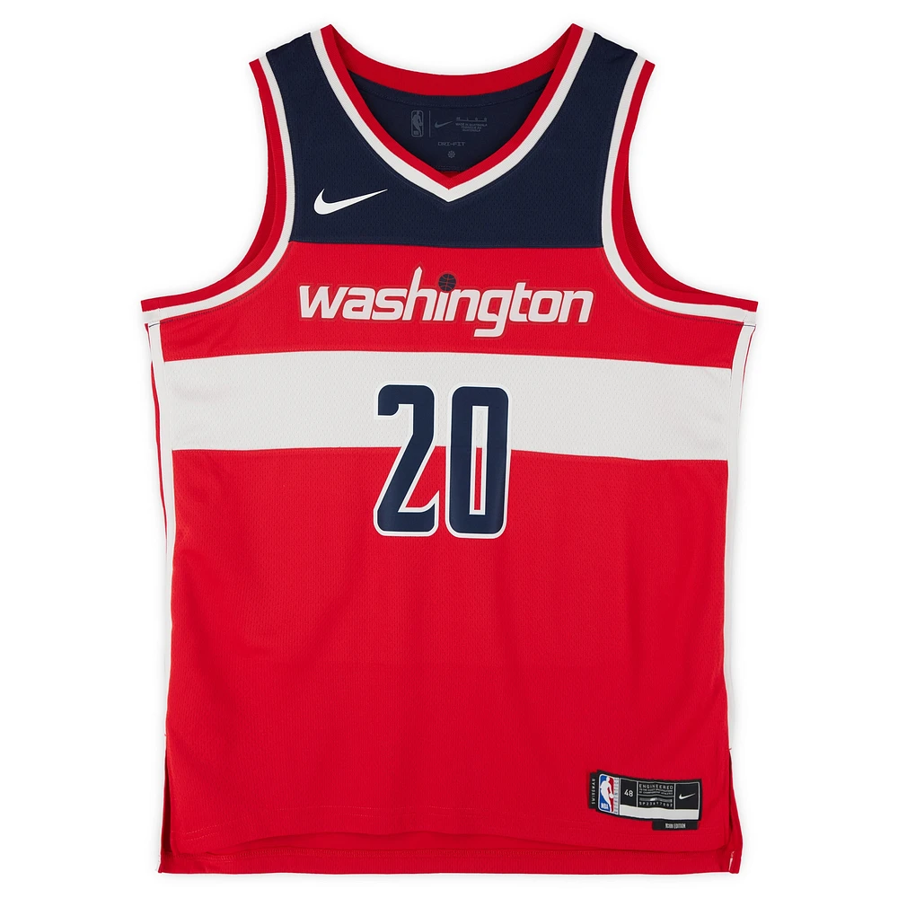 Alexandre Sarr Washington Wizards Autographed Nike Red Icon Edition Swingman Jersey 