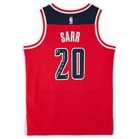 Alexandre Sarr Washington Wizards Autographed Nike Red Icon Edition Swingman Jersey With "2024 #2 Pick" and "For The District"  Inscriptions - Limited Editon #1/5