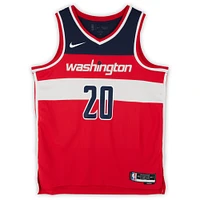 Alexandre Sarr Washington Wizards Autographed Nike Red Icon Edition Swingman Jersey With "2024 #2 Pick" and "For The District"  Inscriptions - Limited Editon #1/5